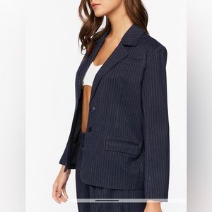 A New Day Pinstripe Single-Breasted Blazer.
